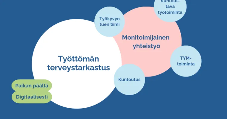 Työttömän terveystarkastuksen toimintamalli, Keski-Suomen HVA (RRP, P4, I1)