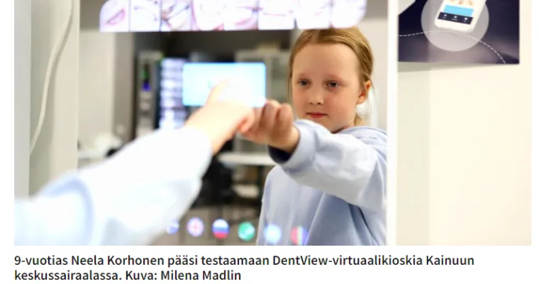 DentView -virtuaalikioskit Kainuun hyvinvointialueella (RRP, P4, I1)