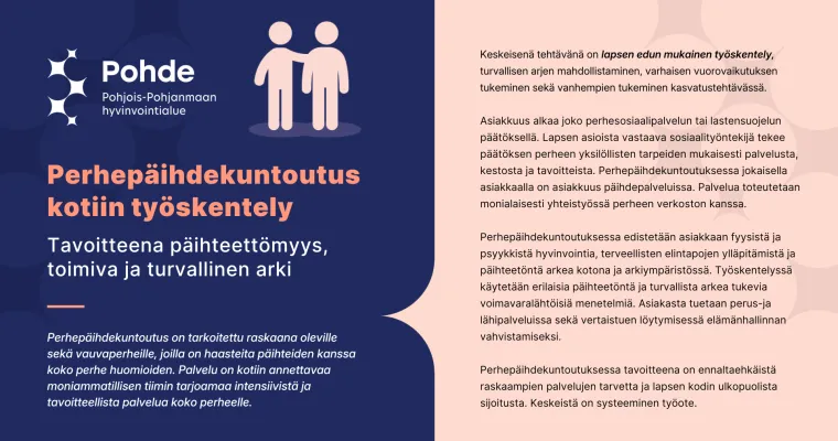 Perhepäihdekuntoutus kotiin vietävänä palveluna