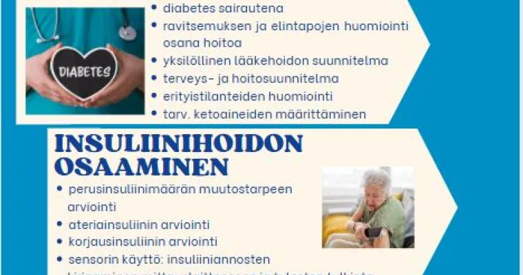 Muistisairaan turvallinen diabeteksen hoito Kotihoidossa, Sujuvat palvelut -valmennus | Etelä-Pohjanmaan HVA (RRP, P4, I1)
