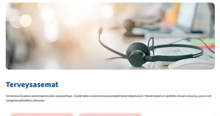 Avosairaanhoidon opaskarttojen päivitys Keski-Suomen hyvinvointialueella  (RRP, P4, I1)