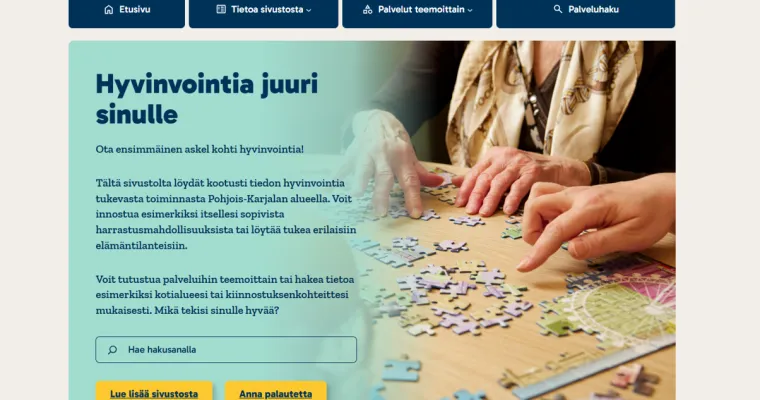 Monialainen hyvinvoinnin ja terveyden edistämisen palvelukonsepti, Pohjois-Karjalan hyvinvointialue (RRP, P4, I2)