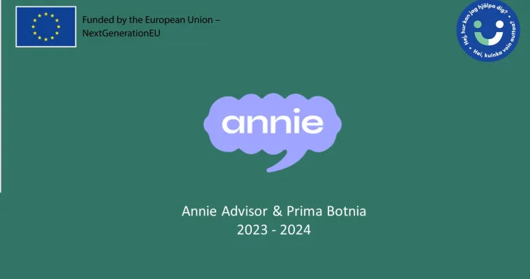 Jotta kukaan ei jäisi ongelmiensa kanssa yksin - Annie-tukiviestit toisen asteen opiskelijoille  (RRP 2, Pilari 4, Inv. 1, Sähköinen perhekeskus ja Nepsy-työpaketti)