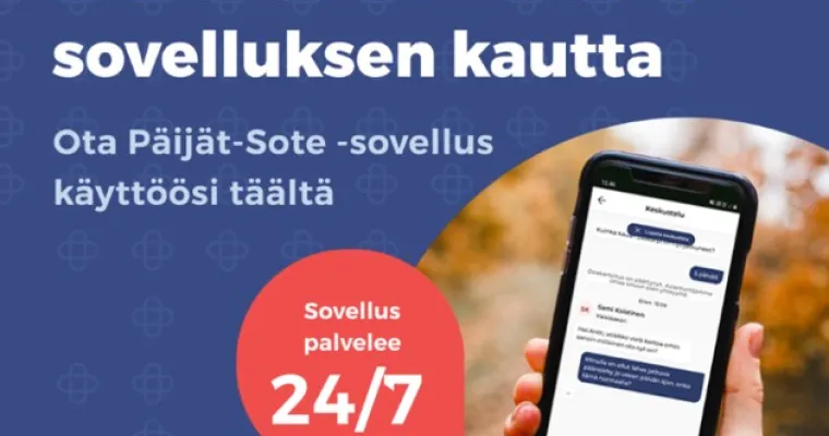 Kiireetön yhteydenotto Päijät-Sote-sovelluksessa (RRP4, P4 I4)