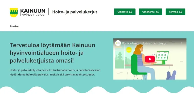 Asiakaslähtöisten hoito- ja palveluketjujen kehittämisen toimintamalli, Kainuun hyvinvointialue (RRP P4, I1 ja I4)