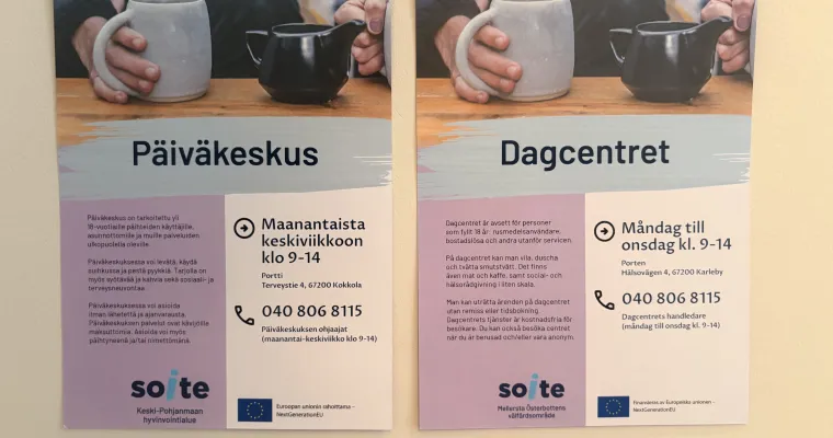 Päiväkeskustoiminta, Keski-Pohjanmaan hyvinvointialue, (RRP, P4, I1)