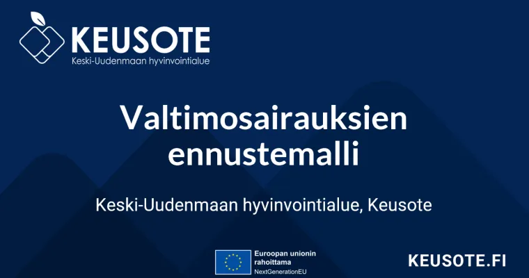 Valtimosairauksien ennustemalli (RRP, P4, I1)