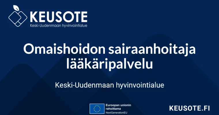 Omaishoidon sairaanhoitaja lääkäripalvelu, Keski-Uudenmaan HVA (RRP, P4, I1)