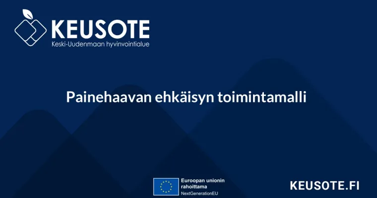 Painehaavan ehkäisyn toimintamalli, Keski-Uudenmaan hyvinvointialue (RRP, P4, I3)