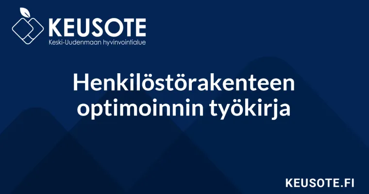Henkilöstöresurssin optimoinnin työkirja