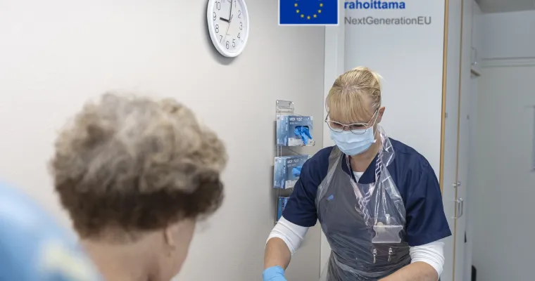 Kroonisten haavapotilaiden hoidon sujuvuuden ja jatkuvuuden kehittäminen Etelä-Karjalassa, Etelä-Karjalan HVA (RRP, P4, I1)