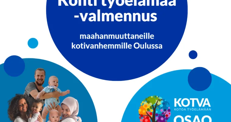 Kohti työelämää -valmennus maahanmuuttaneille kotivanhemmille