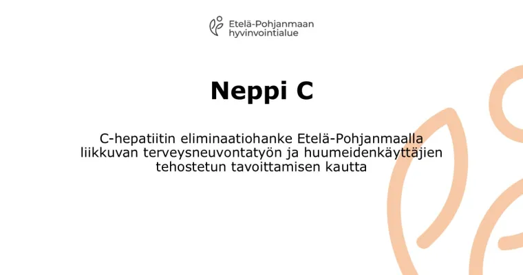 NeppiC -hanke, Etelä-Pohjanmaan hyvinvointialue (Hepatiitti C -viruksen eliminointi)