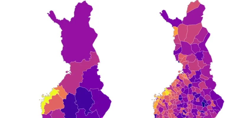 Huono-osaisuus Suomessa -karttasovellus