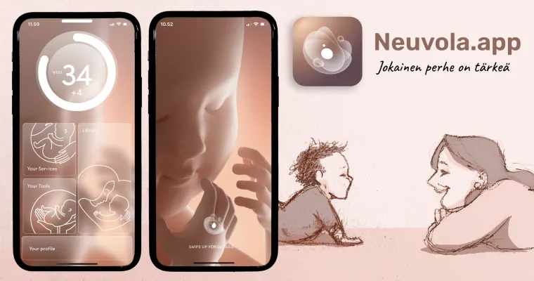 Neuvola.app - äitiystietoa automaattisesti monikielisesti