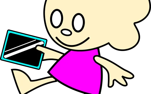 DigiKylli tabletti kädessä