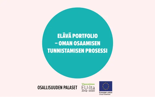 Elävä Portfolio - oman osaamisen tunnistamisen prosessi -toimintamallin kansikuva.