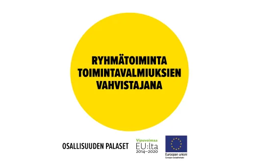 Ryhmätoiminta toimintavalmiuksien vahvistajana -toimintamallin kansikuva.