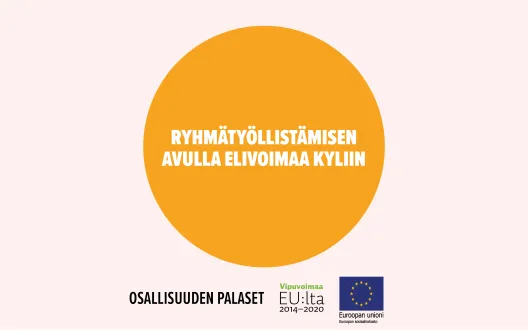 Ryhmätyöllistämisen avulla elinvoimaa kyliin -toimintamallin kansikuva.