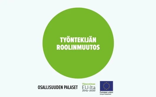 Työntekijän roolinmuutos -toimintamallin kansikuva.
