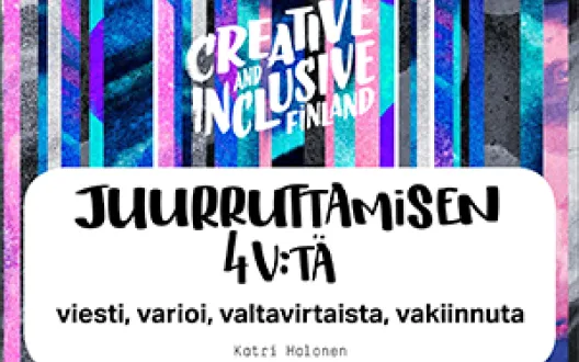 juurruttamisen 4V:tä julkaisun kansi