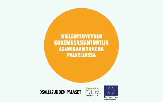 Mielenterveyden kokemusasiantuntija asiakkaan tukena palveluissa -kansikuva.