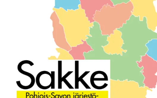 Sakke - Pohjois-Savon järjestöyhteistyön kehittämishankkeen logo