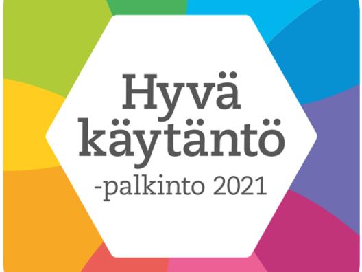 Hyvä käytäntö palkinto 2021