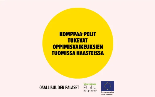 Komppaa-pelit tukevat oppimisvaikeuksien tuomissa haasteissa. Toimintamalli on arvioitu osana Sosiaalisen osallisuuden edistämisten koordinaatiohanke – Sokran ja Euroopan sosiaalirahaston TL5 -hankkeiden yhteistä Osallisuuden palaset -kehittämistyötä.