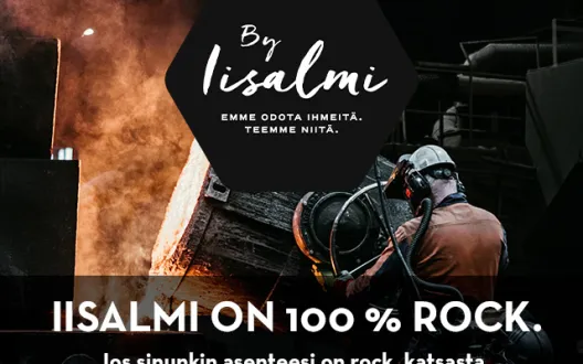 Iisalmi on 100 % rock.