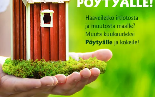 Aseta kesäkotisi Pöytyälle - kampanja 2020