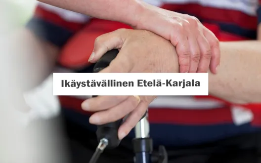 Ikäystävällinen Etelä-Karjala -hankkeen kansikuva Innokylässä