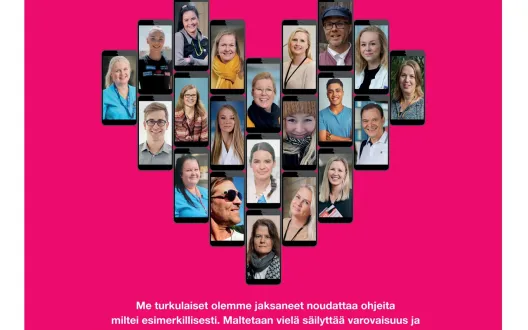 Turun kaupungin koronakampanjointia
