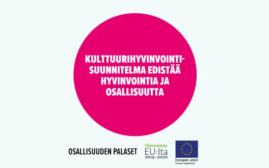 Kulttuurihyvinvointisuunnitelma edistää hyvinvointia ja osallisuutta. Toimintamalli on arvioitu osana Sosiaalisen osallisuuden edistämisten koordinaatiohanke – Sokran ja Euroopan sosiaalirahaston TL5 -hankkeiden yhteistä Osallisuuden palaset -kehittämistyötä.