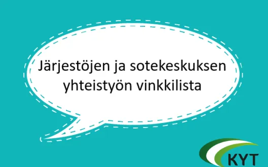 Järjestöjen ja sosiaali- ja terveyskeskuksen yhteistyön vinkkilista