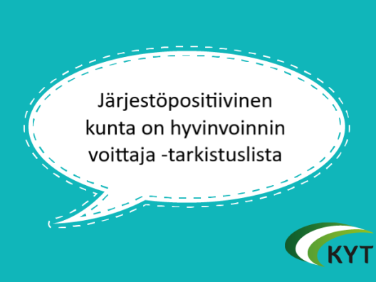Järjestöpositiivinen kunta on hyvinvoinnin voittaja! -tarkistuslista