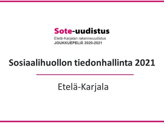 Kansikuva Sosiaalihuollon tiedonhallinta