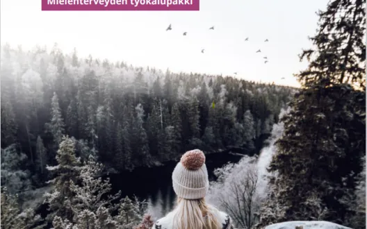 Mielenterveyspotilaan arviointi ja tukea antava hoito terveysaseman vastaanotolla - Mielenterveyden työkalupakki -julkaisun kansikuva