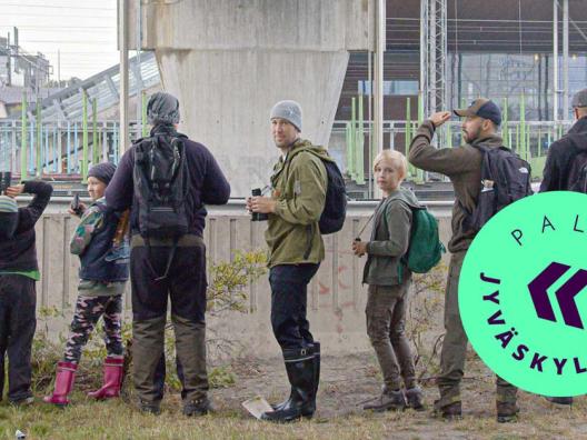 Paluumuuttajabongarit Jyväskylän rantaraitilla