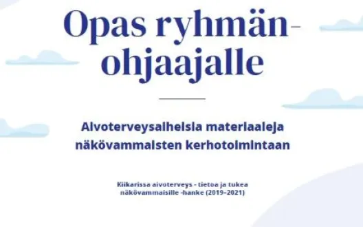 Opas ryhmänohjaajalle kansikuva