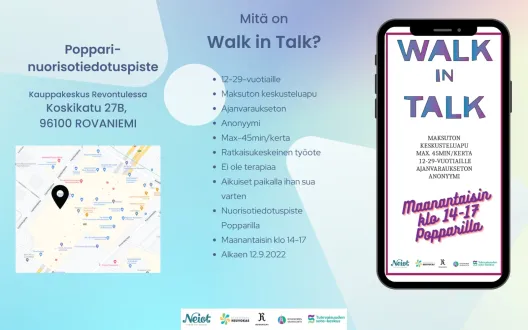 Walk in talk toiminta