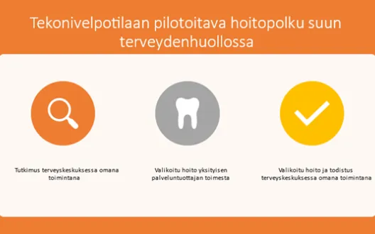 Tekonivelpotilaan pilotoitava hoitopolku suun terveydenhuollossa