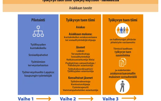 Työkyvyn tuen tiimi Työkyky käyttöön -hankkeessa versio 3