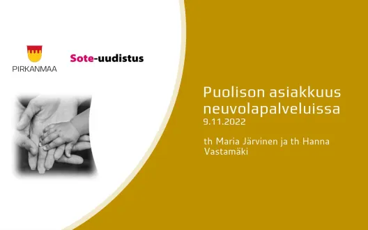 Puoliso neuvolan asiakkaana