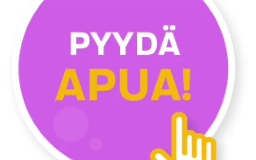 Pyydä apua -napin logo
