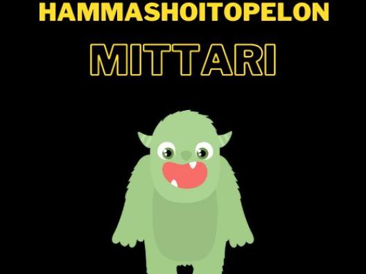 hammashoitopelon mittari