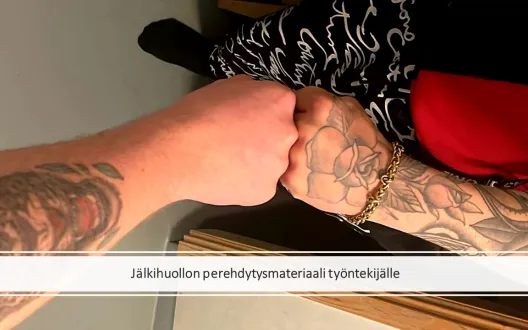 Jälkihuollon perehdytysmateriaali työntekijälle -kansikuva