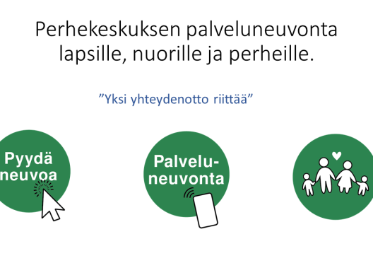 Yksi yhteydenotto riittää