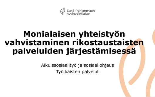 Monialainen yhteistyö Rise ja HVA