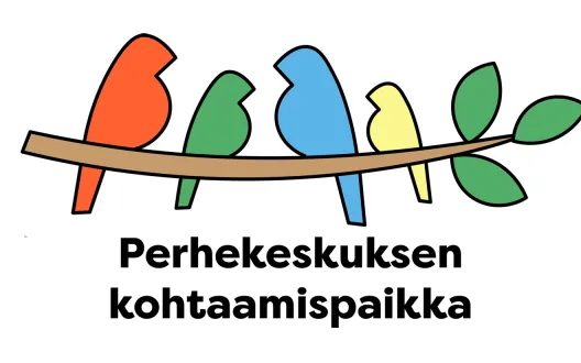Länsi-Uudenmaan hyvinvointialueen perhekeskuksen kohtaamispaikan logo
